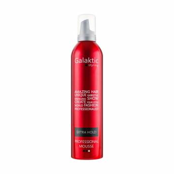 Пена для укладки волос Profis Cosmetic Galaktic Extra Hold Hair Mousse, 400 мл Пена для укладки волос Profis Cosmetic Galaktic Extra Hold Hair Mousse, 400 мл
