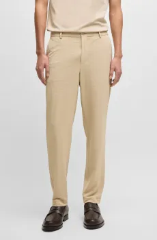 Мужские бежевые брюки Бежевый 58 BOSS 50540687;275