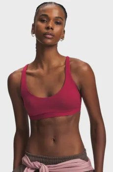 Женский малиновый топ Effortless Low Малиновый S Under Armour 6013739-622