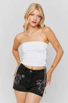 Женский белый топ Белый XS Tally Weijl SSLPESANDRA