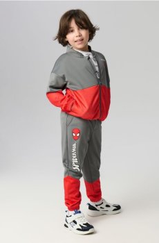 Трикотажні джогери Spiderman - темно-сірий