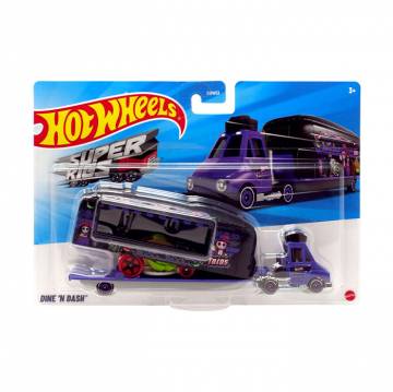 Машина дальнобойщика Hot Wheels DineN Dash, фиолетовая, от 3 лет, 24*16.5*6 см (BDW51)
