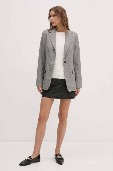 Хлопковый свитер Tommy Hilfiger цвет бежевый лёгкий WW0WW41142 Хлопковый свитер Tommy Hilfiger цвет бежевый лёгкий WW0WW41142