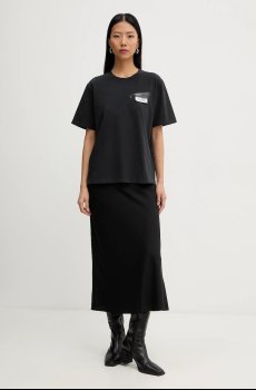 Хлопковая футболка MM6 Maison Margiela