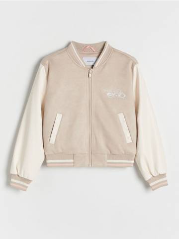 Reserved - Бомбер Smiley World - бежевий - 520CV-08X