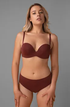 Женский бордовый бюстгальтер Бордовый 85A brabrabra SLZ19801225