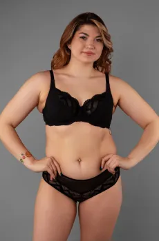 Женский черный бюстгальтер Черный 75J brabrabra SLZ25901011