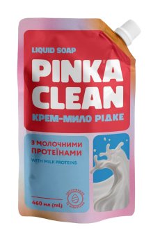 Жидкое крем-мыло Pinka Clean с молочными протеинами, 460 мл