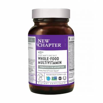 Мультивитамины для мужчин New Chapter One Daily Every Mans Multivitamin 40+, 24 таблетки Мультивитамины для мужчин New Chapter One Daily Every Mans Multivitamin 40+, 24 таблетки