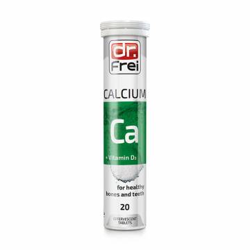 Кальций и витамин Д3 Dr. Frei Calcium With Vitamin D3, 20 шипучих таблеток Кальций и витамин Д3 Dr. Frei Calcium With Vitamin D3, 20 шипучих таблеток