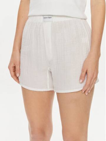 Calvin Klein Underwear Шорти з тканини 000QS7139E Білий Calvin Klein Underwear Шорти з тканини 000QS7139E Білий