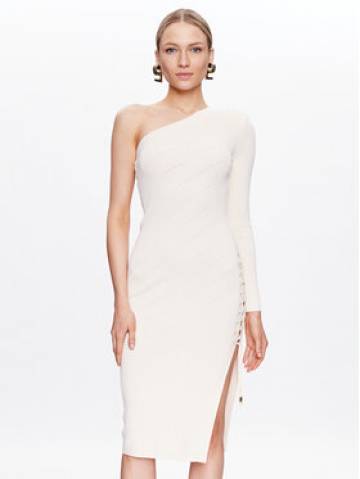 Elisabetta Franchi Коктейльна сукня AM-91B-32E2-V480 Écru Slim Fit Elisabetta Franchi Коктейльна сукня AM-91B-32E2-V480 Écru Slim Fit