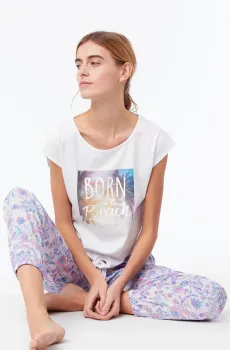 Женские фиолетовые брюки CAMERON Фиолетовый S Etam 6505193