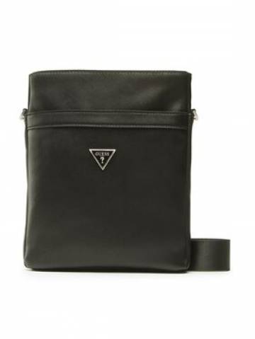 Guess Плоска сумка Certosa Saffiano Smart HMECSA P3199 Чорний Guess Плоска сумка Certosa Saffiano Smart HMECSA P3199 Чорний