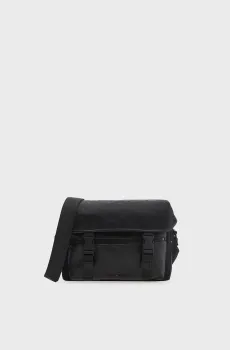 Мужская черная сумка с узором JACQUARD SATCHEL Черный ONESIZE Tommy Hilfiger AM0AM14404