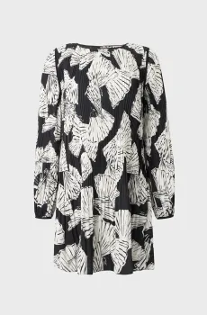 Женское плиссированное платье с узором FLUID Разноцветный XL Karl Lagerfeld B1W13017