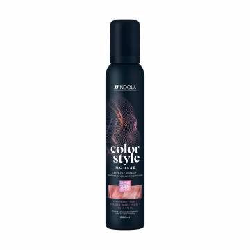 Оттеночный мусс для укладки волос Indola Color Style Strawberry Rose, 200 мл Оттеночный мусс для укладки волос Indola Color Style Strawberry Rose, 200 мл