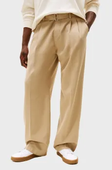 Мужские бежевые брюки Tommy Hilfiger x F1 MOVIE Бежевый 48 Tommy Hilfiger MW0MW41373