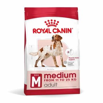Сухой корм для взрослых собак средних пород Royal Canin Medium Adult, 15 кг (30041500)