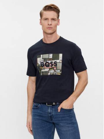 Boss Футболка Teeheavyboss 50510009 Cиній Regular Fit Boss Футболка Teeheavyboss 50510009 Cиній Regular Fit