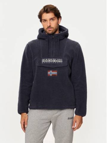 Napapijri Флісовий реглан T-Burgee NP0A4I5D Cиній Regular Fit Napapijri Флісовий реглан T-Burgee NP0A4I5D Cиній Regular Fit