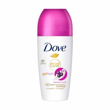 Шариковый антиперспирант женский Dove Go Fresh Ягоды асаи и водяная лилия, 50 мл Шариковый антиперспирант женский Dove Go Fresh Ягоды асаи и водяная лилия, 50 мл
