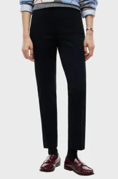 Женские черные брюки gabardine zip slim pant Черный XXS Tommy Hilfiger WW0WW51745