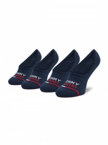 Tommy Jeans Набір 2 пар шкарпеток до щиколотки unisex 701218959 Cиній Tommy Jeans Набір 2 пар шкарпеток до щиколотки unisex 701218959 Cиній