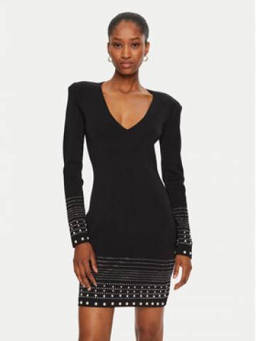 Gaudi Коктейльна сукня 421FD13004 Чорний Slim Fit Gaudi Коктейльна сукня 421FD13004 Чорний Slim Fit