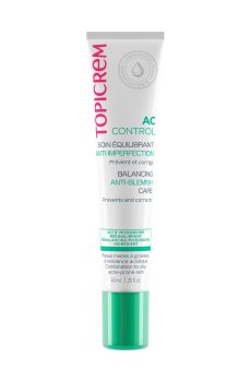 Крем для лица Topicrem AC Control Balancing Anti-Blemish Care Балансирующий уход против постакнетических пятен, 40 мл