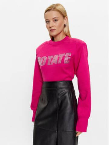 ROTATE Светр Firm Rhinestone 1001151979 Рожевий Regular Fit