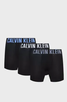 Мужские черные боксеры (3 шт) Черный M Calvin Klein 000NB3609A