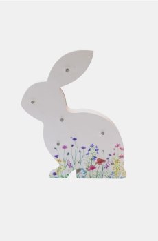 Великодня LED-лампа у формі зайця - різнобарвний