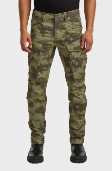 Мужские зеленые камуфляжные карго Rovic Зеленый 31-30 G-Star RAW D02190,D553