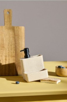 Дозатор засобу для миття посуду - білий