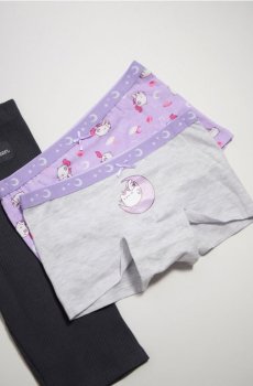 Боксери, 2 пари Pusheen the Cat - різнобарвний