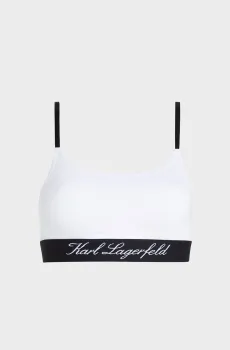 Женский белый топ HOTEL KARL BRALETTE Белый L Karl Lagerfeld 231W2106