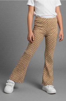 Розкльошені штани - бежевий