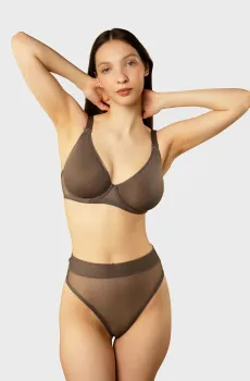Женский темно-коричневый бюстгальтер Коричневый 70D brabrabra SLZ26201308