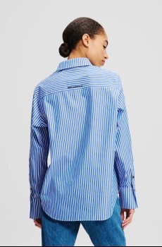 Хлопковая рубашка Karl Lagerfeld IKON