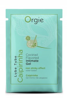 Съедобный лубрикант Orgie Lube Tube Cocktail Кайпиринья, на водной основе, 2 мл