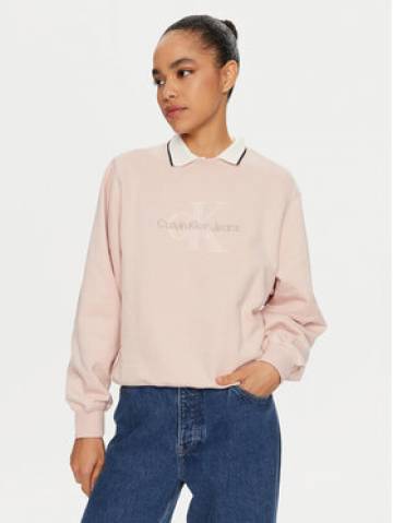 Calvin Klein Jeans Світшот Chenille J20J224652 Рожевий Regular Fit Calvin Klein Jeans Світшот Chenille J20J224652 Рожевий Regular Fit