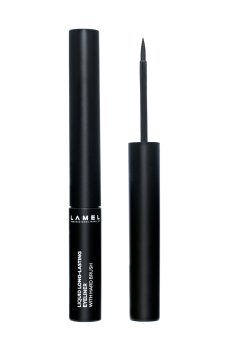 Жидкая подводка для глаз LAMEL Make Up Liquid Long-Lasting Eyeliner With Hard Brush с жесткой кисточкой, 402, 4 мл