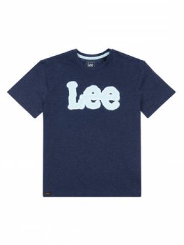 Lee Футболка Large Puff Print LEE0138 Cиній Regular Fit Lee Футболка Large Puff Print LEE0138 Cиній Regular Fit