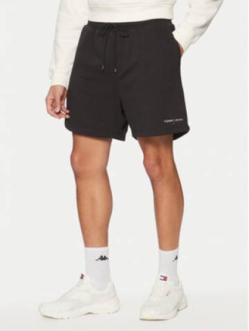 Tommy Jeans Спортивні шорти Flag Beach DM0DM20637 Чорний Regular Fit Tommy Jeans Спортивні шорти Flag Beach DM0DM20637 Чорний Regular Fit