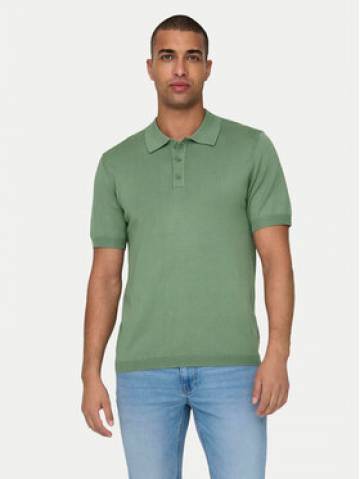 Only & Sons Поло Wyler 22022219 Зелений Regular Fit Only & Sons Поло Wyler 22022219 Зелений Regular Fit