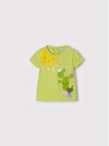 Mayoral Футболка 1034 Зелений Regular Fit Mayoral Футболка 1034 Зелений Regular Fit