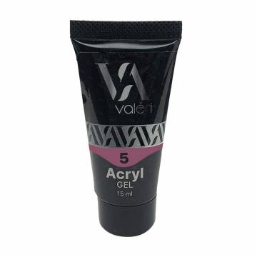 Акрил-гель для ногтей Valeri Acryl Gel 5, 15 мл Акрил-гель для ногтей Valeri Acryl Gel 5, 15 мл