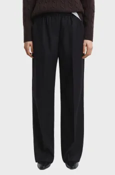 Женские черные шерстяные брюки BLEND Черный 34 Gant 4150368