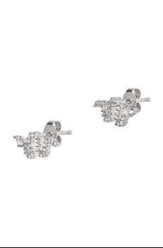 Серебряные серьги Emporio Armani